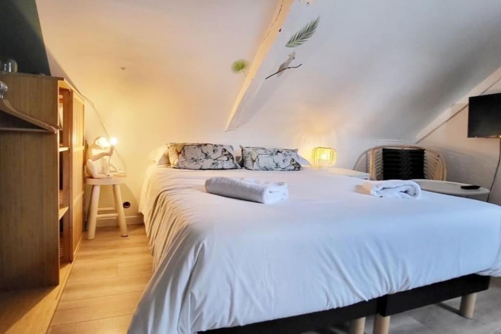 La Cabane - Petit Studio Mansarde - Plage 50M - Rue Gratuite Saint-Malo Exterior foto