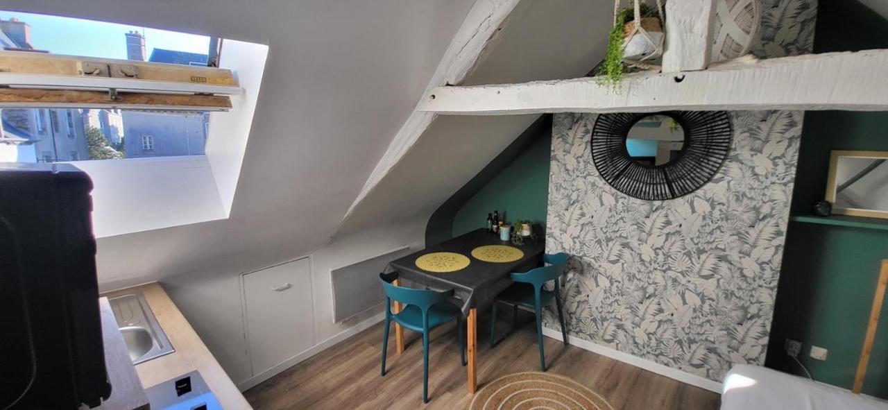 La Cabane - Petit Studio Mansarde - Plage 50M - Rue Gratuite Saint-Malo Exterior foto
